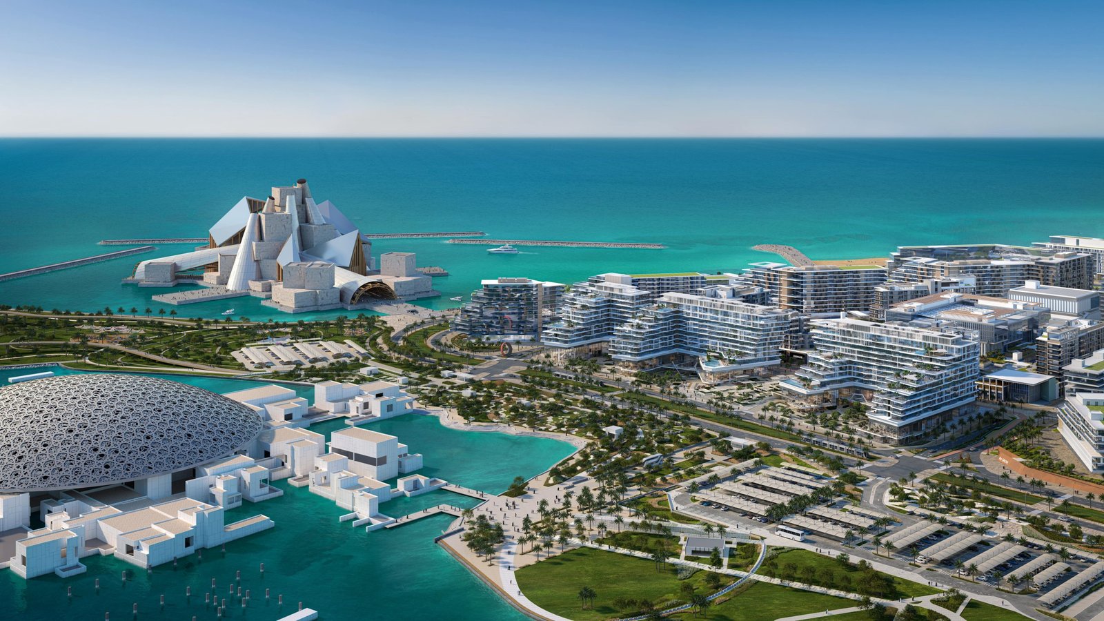 Masterplan-Übersicht von Marsa Al Saadiyat auf Saadiyat Island