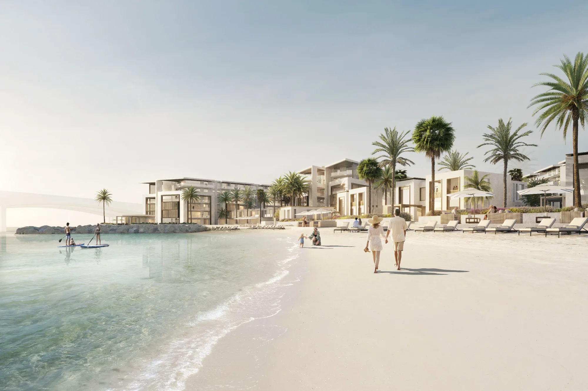 Private Mansions direkt am Wasser in Marsa Al Saadiyat